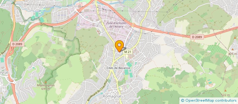 localisation de l'entreprise MONSIEUR JEAN-PIERRE CAQUOT à ROMAGNAT