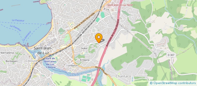 localisation de l'entreprise MONSIEUR JEAN-PIERRE CARCABAL à SAINT-JEAN-DE-LUZ