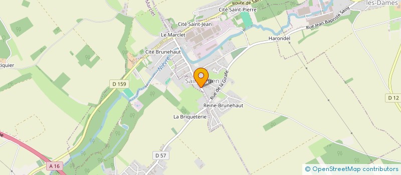 localisation de l'entreprise MONSIEUR JEAN-PIERRE CARLE  SAINT-OUEN