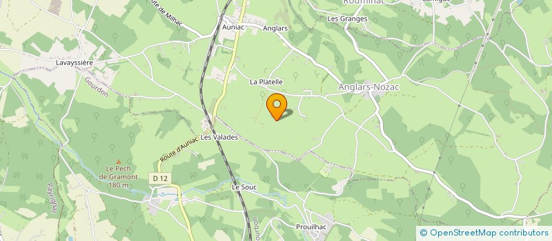 localisation de l'entreprise MONSIEUR JEAN-PIERRE CARMEILLE  SAINT-CIRQ-MADELON