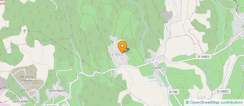 localisation de l'entreprise MONSIEUR JEAN-PIERRE CARTAIRADE  LE BOSC