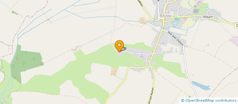 localisation de l'entreprise MONSIEUR JEAN-PIERRE CARTIER  BAUGY