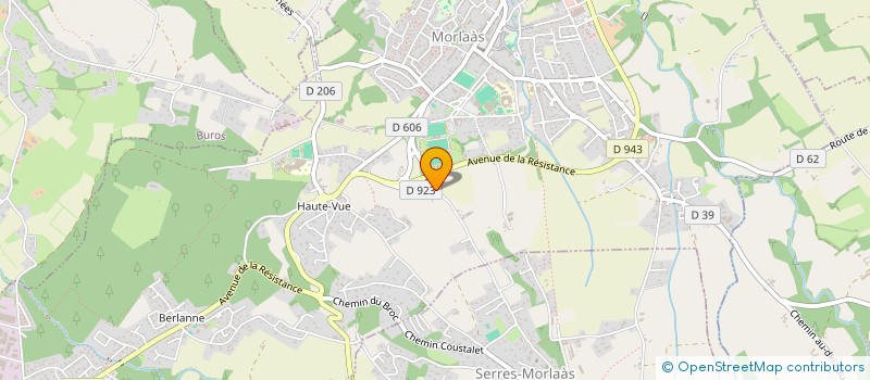 localisation de l'entreprise MONSIEUR JEAN-PIERRE CATHALOGNE  MORLAAS