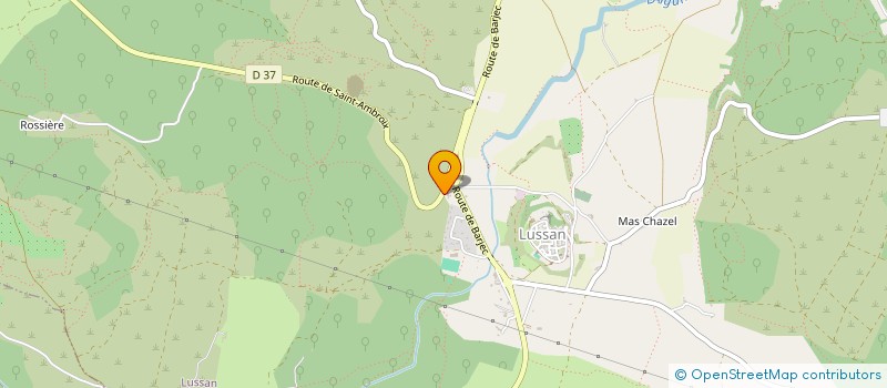 localisation de l'entreprise MONSIEUR JEAN-PIERRE CAU  FONS-SUR-LUSSAN