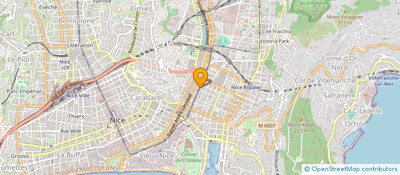 localisation de l'entreprise MONSIEUR JEAN-PIERRE CAUJOLLE à NICE