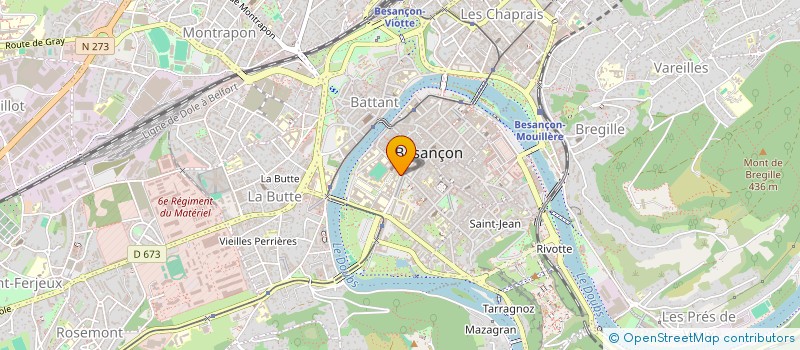 localisation de l'entreprise MONSIEUR JEAN-PIERRE CEDOZ à BESANCON