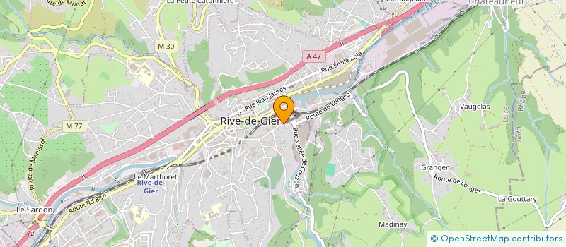 localisation de l'entreprise MONSIEUR JEAN-PIERRE CENARD à RIVE-DE-GIER