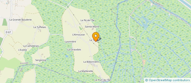 localisation de l'entreprise MONSIEUR JEAN-PIERRE CERCLERON  SAINT-VIAUD