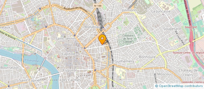 localisation de l'entreprise MONSIEUR JEAN-PIERRE CEZANNE à TOULOUSE
