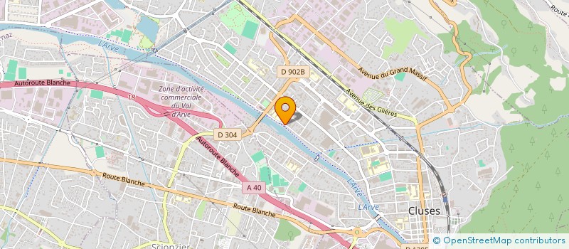 localisation de l'entreprise MONSIEUR JEAN-PIERRE CHALTE  CLUSES