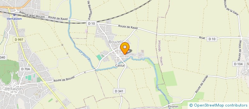 localisation de l'entreprise MONSIEUR JEAN-PIERRE CHAMBON  VASSEL