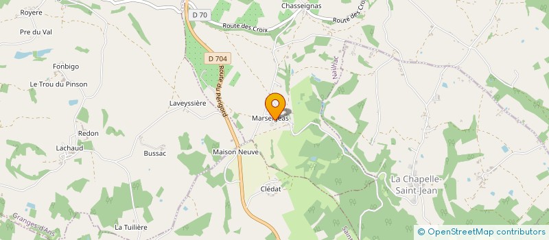 localisation de l'entreprise MONSIEUR JEAN PIERRE CHAMINADE  NAILHAC