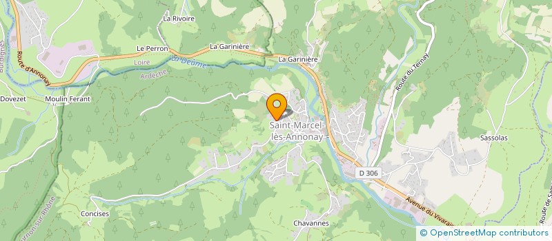 localisation de l'entreprise MONSIEUR JEAN PIERRE CHANTEPY à SAINT-MARCEL-LES-ANNONAY
