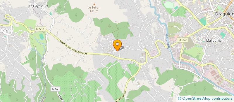 localisation de l'entreprise MONSIEUR JEAN PIERRE CHARBONNEL à DRAGUIGNAN