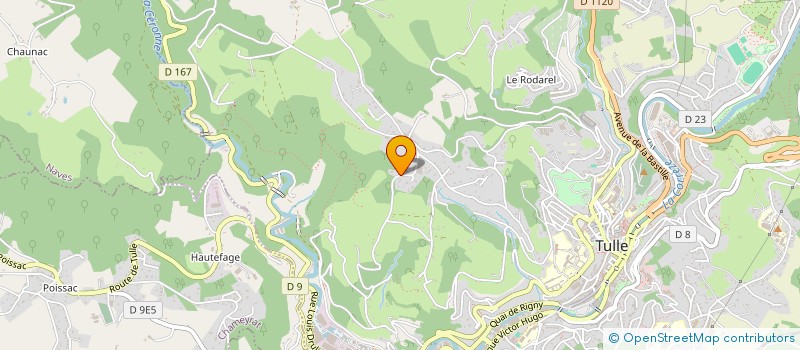 localisation de l'entreprise MONSIEUR JEAN-PIERRE CHARBONNEL  TULLE