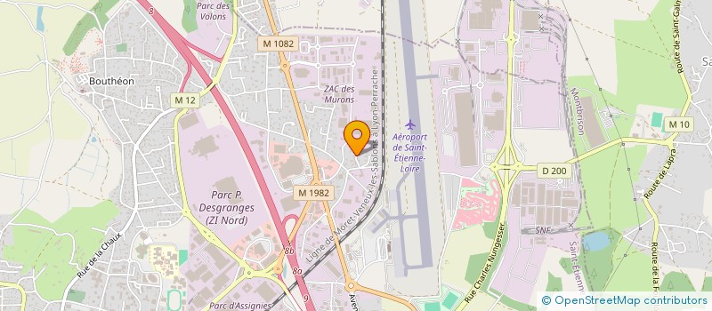 localisation de l'entreprise MONSIEUR JEAN PIERRE CHAREYRON  ANDREZIEUX-BOUTHEON