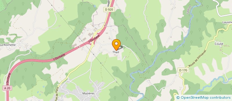 localisation de l'entreprise MONSIEUR JEAN-PIERRE CHASTANET  DONZENAC