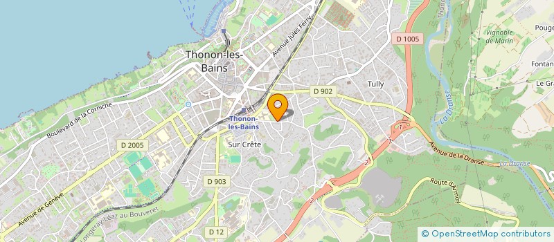 localisation de l'entreprise MONSIEUR JEAN PIERRE CHATELAIN à THONON-LES-BAINS