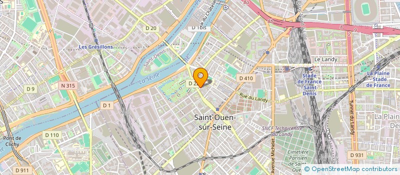 localisation de l'entreprise MONSIEUR JEAN-PIERRE CHEBASSIER à SAINT-OUEN-SUR-SEINE