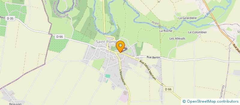 localisation de l'entreprise MONSIEUR JEAN-PIERRE CHERAMNAC  SAINT-POMPAIN