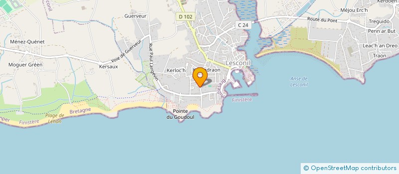 localisation de l'entreprise MONSIEUR JEAN-PIERRE CHERIOT  PLOBANNALEC-LESCONIL