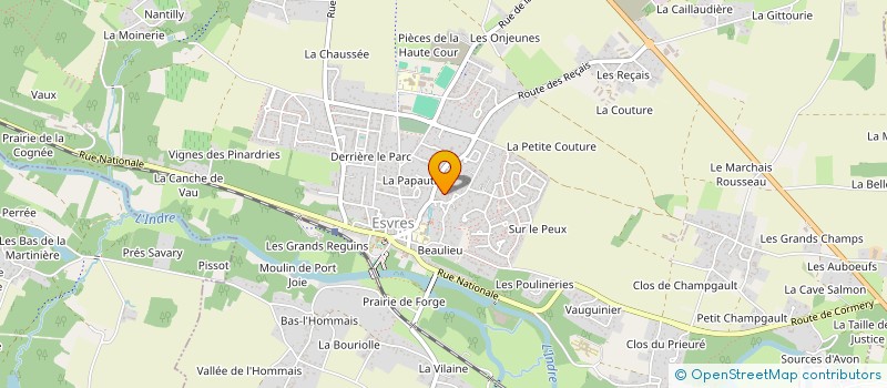 localisation de l'entreprise MONSIEUR JEAN-PIERRE CHEVALIER  ESVRES