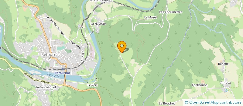 localisation de l'entreprise MONSIEUR JEAN-PIERRE CHEVALIER  RETOURNAC