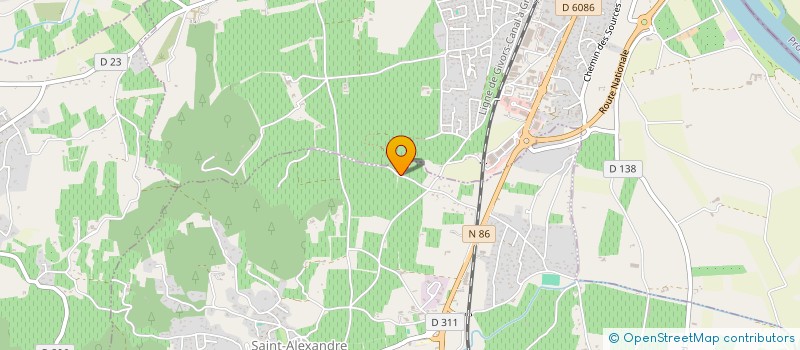localisation de l'entreprise MONSIEUR JEAN PIERRE CHEVRIER  SAINT-ALEXANDRE