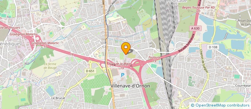 localisation de l'entreprise MONSIEUR JEAN-PIERRE CHIRON  VILLENAVE-D'ORNON