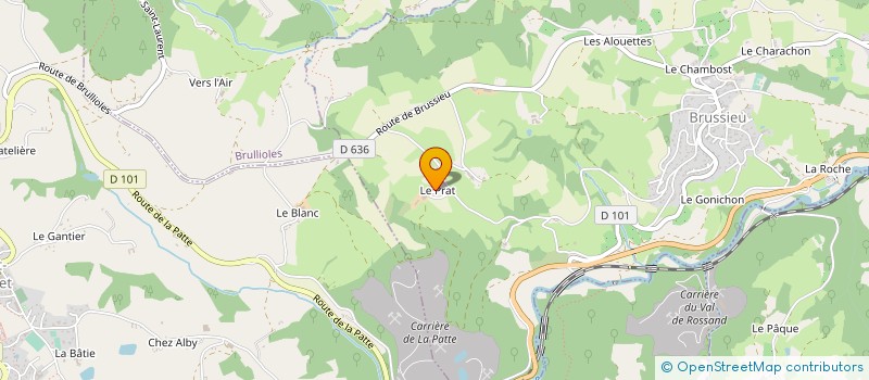 localisation de l'entreprise MONSIEUR JEAN PIERRE CHOSSON à BRUSSIEU