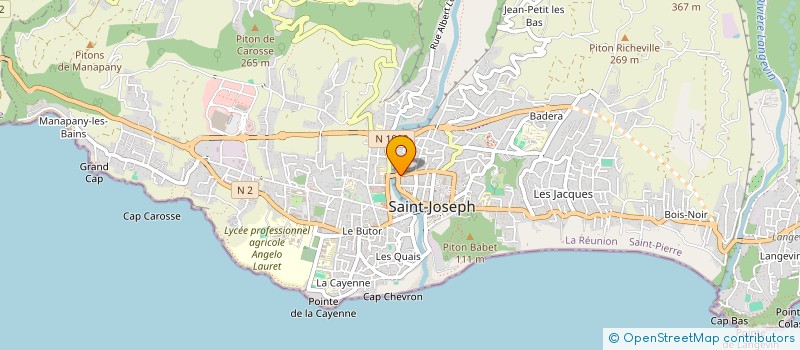 localisation de l'entreprise MONSIEUR JEAN-PIERRE CHRZAVZEZ à SAINT-JOSEPH