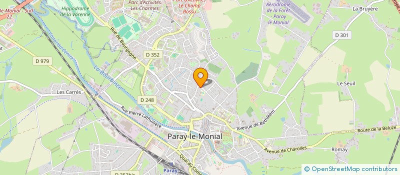 localisation de l'entreprise MONSIEUR JEAN-PIERRE CHUDZIAK  PARAY-LE-MONIAL