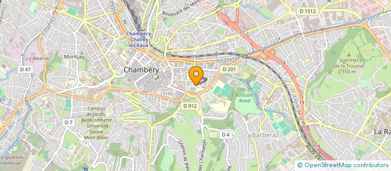 localisation de l'entreprise MONSIEUR JEAN PIERRE CIAIS  CHAMBERY