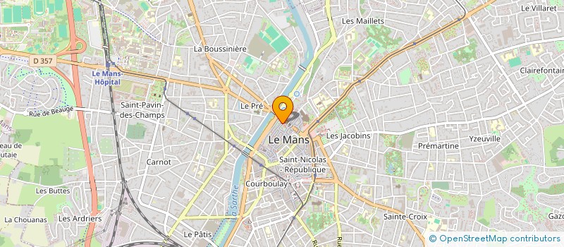 localisation de l'entreprise MONSIEUR JEAN-PIERRE CINIER à LE MANS