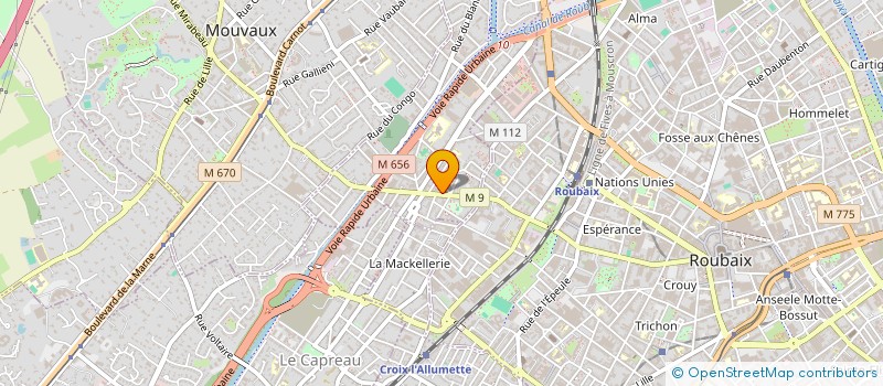 localisation de l'entreprise MONSIEUR JEAN-PIERRE CINUS  TOURCOING