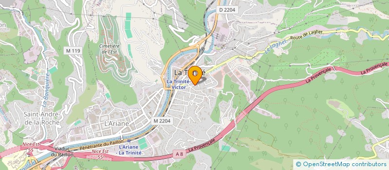 localisation de l'entreprise MONSIEUR JEAN PIERRE CIPPOLINI à LA TRINITE