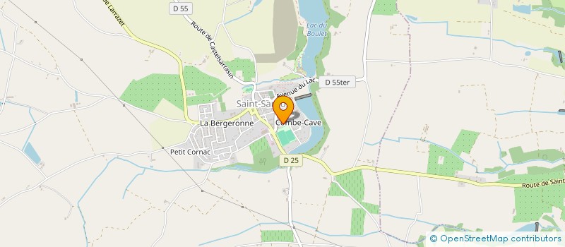 localisation de l'entreprise MONSIEUR JEAN-PIERRE CLAVERIE  SAINT-SARDOS