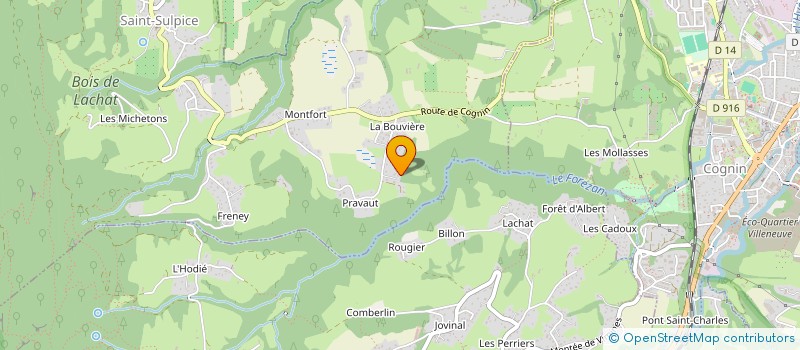 localisation de l'entreprise MONSIEUR JEAN PIERRE CLERC  SAINT-SULPICE