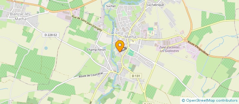 localisation de l'entreprise MONSIEUR JEAN-PIERRE CLERJAUD à SONNAC