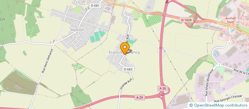 localisation de l'entreprise MONSIEUR JEAN-PIERRE CLICHET  FRANCILLY-SELENCY