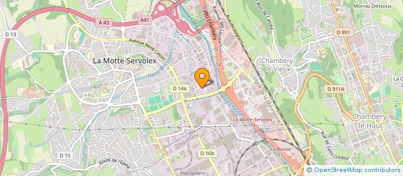 localisation de l'entreprise MONSIEUR JEAN-PIERRE COJEAN  CHAMBERY