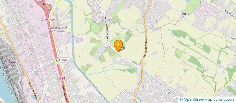 localisation de l'entreprise MONSIEUR JEAN-PIERRE COLETTI  CASTELGINEST