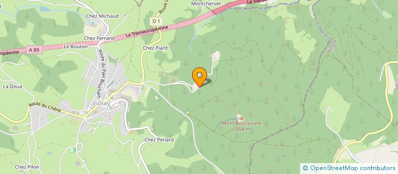 localisation de l'entreprise MONSIEUR JEAN-PIERRE COLIN  VIOLAY