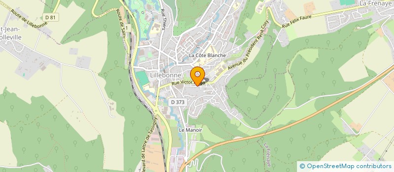 localisation de l'entreprise MONSIEUR JEAN-PIERRE COLLINET  LILLEBONNE