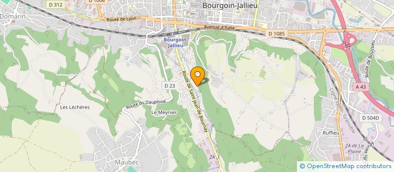 localisation de l'entreprise MONSIEUR JEAN-PIERRE COLOMB à BOURGOIN-JALLIEU