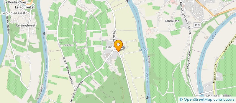 localisation de l'entreprise MONSIEUR JEAN-PIERRE COLOMBANI  PRAYSSAC