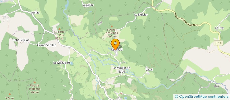 localisation de l'entreprise MONSIEUR JEAN PIERRE COMBAS  VEIX