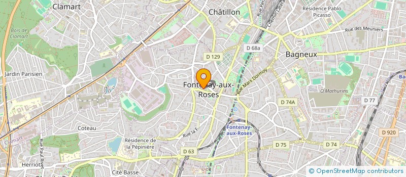 localisation de l'entreprise MONSIEUR JEAN PIERRE COMBE à FONTENAY-AUX-ROSES