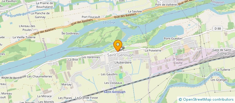 localisation de l'entreprise MONSIEUR JEAN-PIERRE CONSTANZA  SAINT-GENOUPH