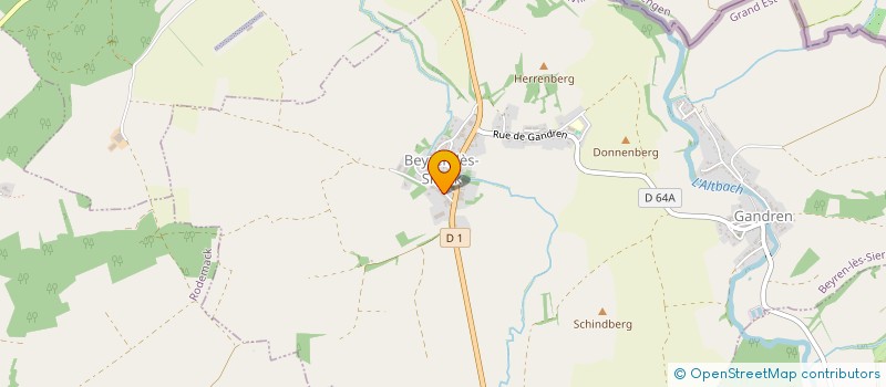 localisation de l'entreprise MONSIEUR JEAN-PIERRE CORDEL  BEYREN-LES-SIERCK